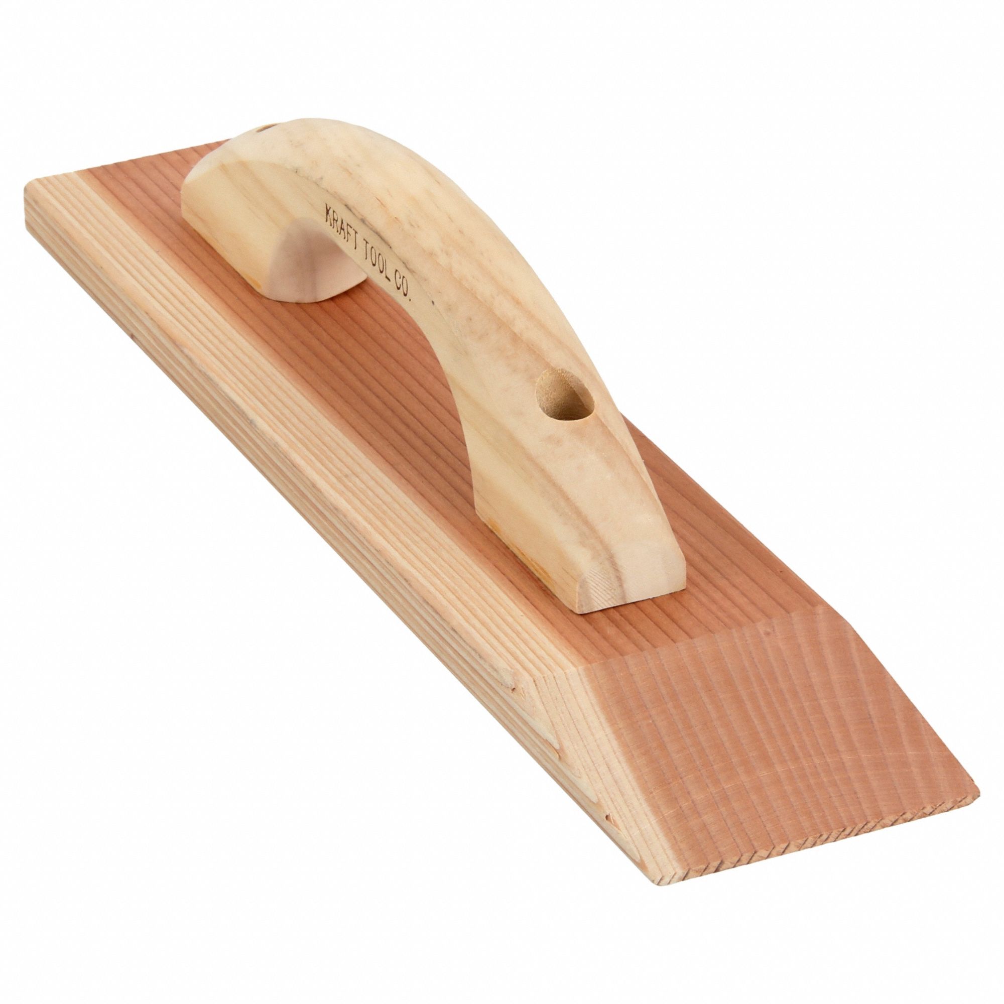 CONCRETE FLOAT, WOOD BLADE, SQUARE BLADE, WOOD HANDLE