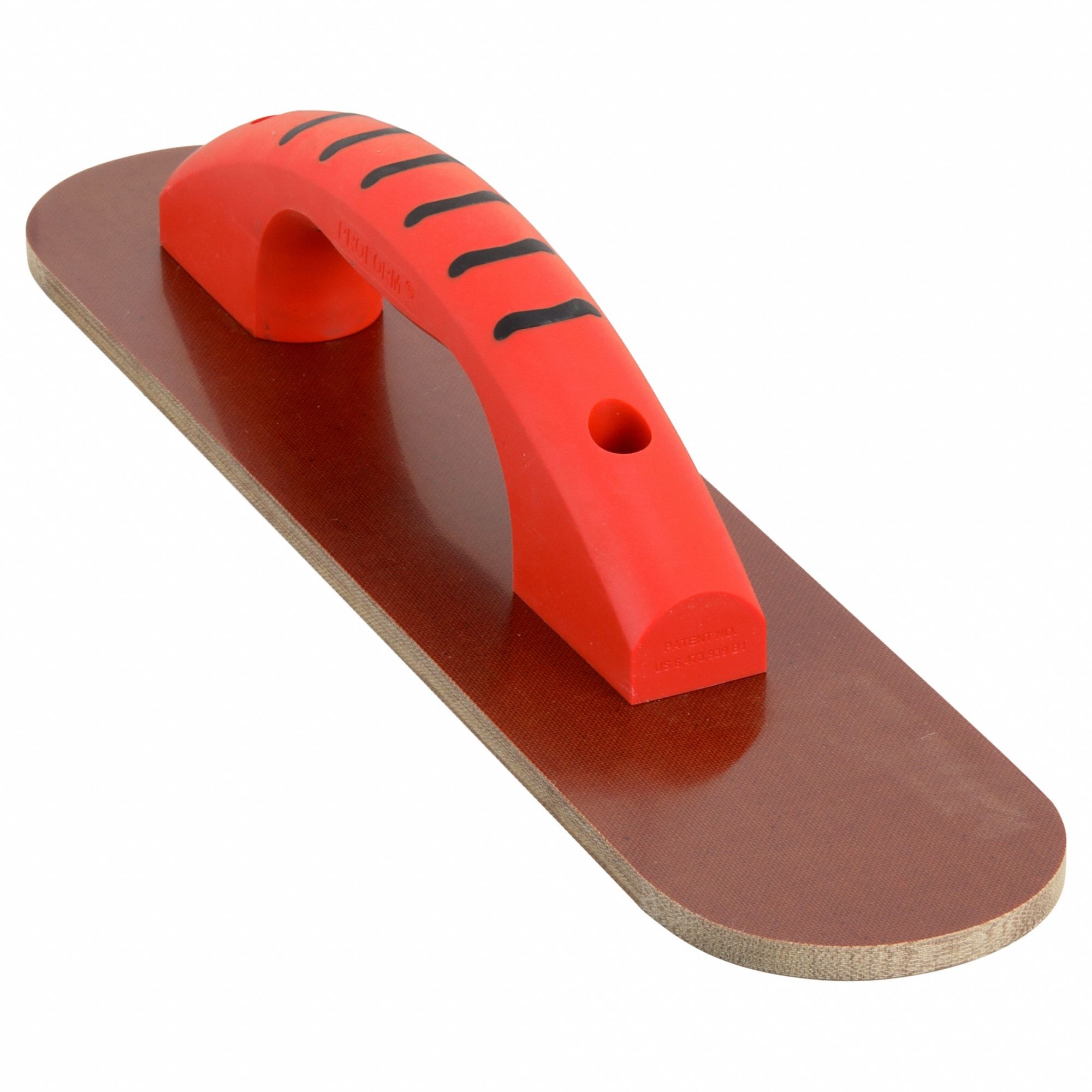 CONCRETE FLOAT, BLADE MATERIAL LAMINATED CANVAS-RESIN, ROUND BLADE, BROKEN-IN