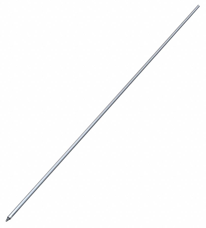 THREADED HANDLE,1-3/4 X 72 IN,ALUMINUM