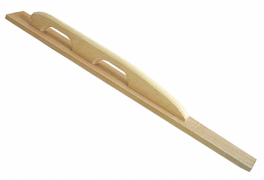 TAPERED HAND DARBY, BLADE MATERIAL MAHOGANY, SQUARE BLADE, BROKEN-IN, 36 IN