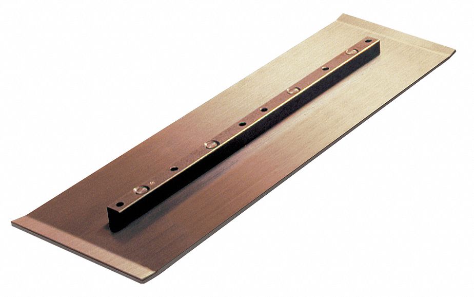 Power Troweler Replacement Blade: Finish, 6 in Wd (In.), 18 in Lg (In.), Carbon Steel