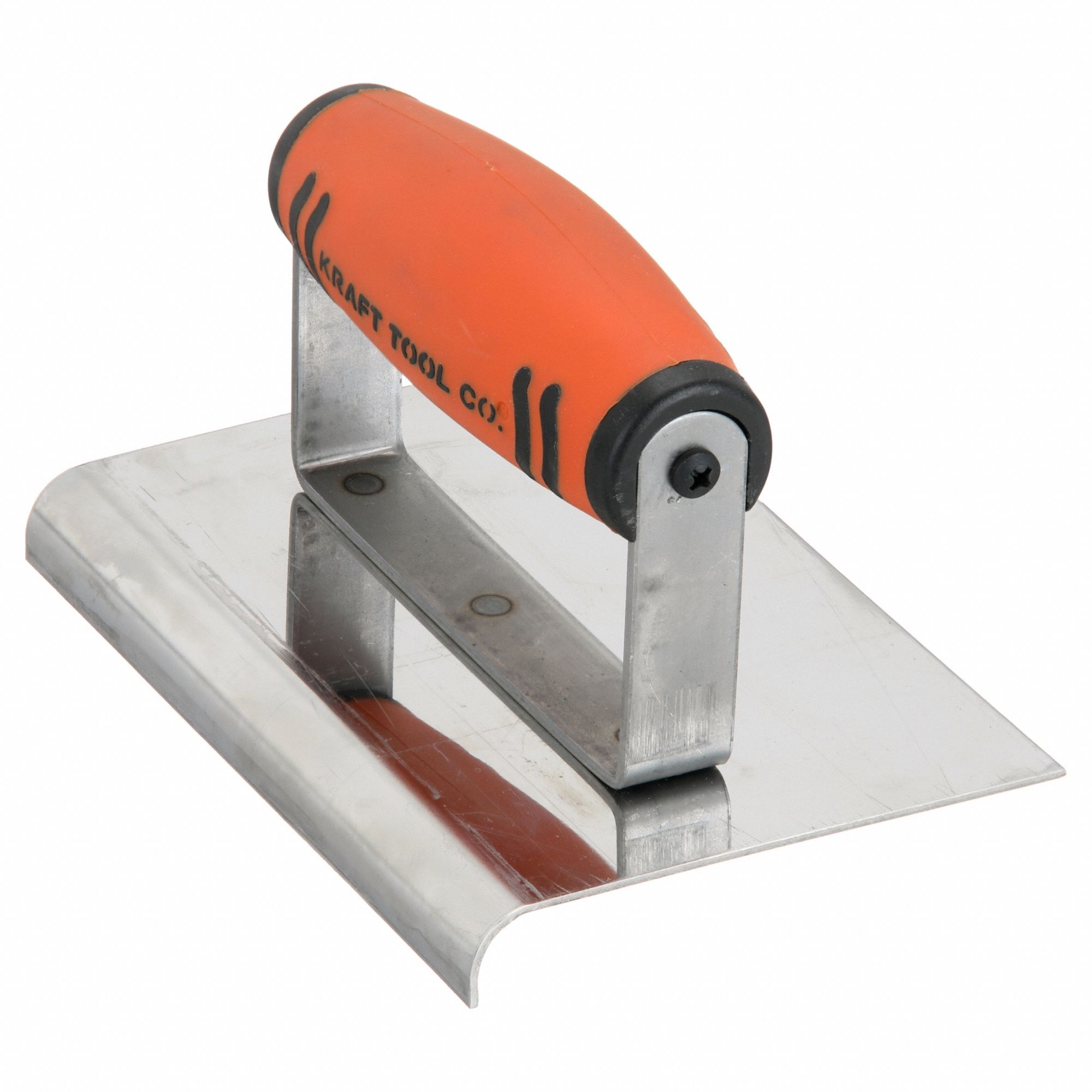 Concrete Sidewalk Edger: Stainless Steel, 6 in Blade Lg, 4 in Blade Wd, ProForm