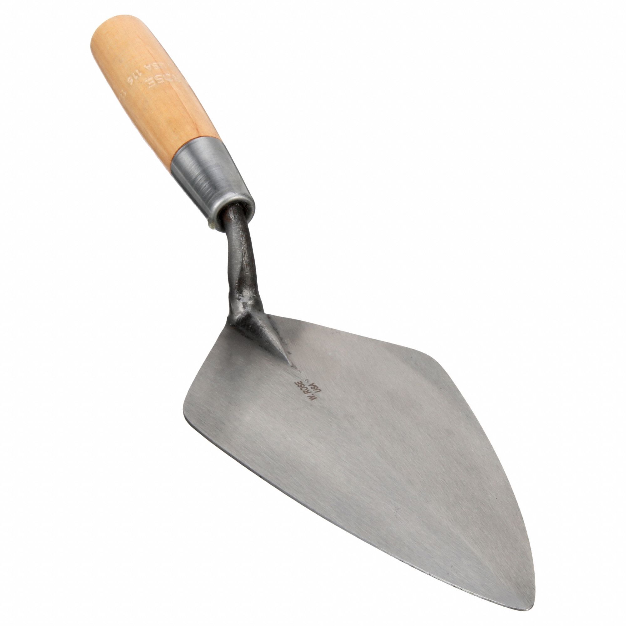 LONDON TROWEL, CARBON STEEL BLADE, LONDON BLADE, 4 3/4 IN BLADE W