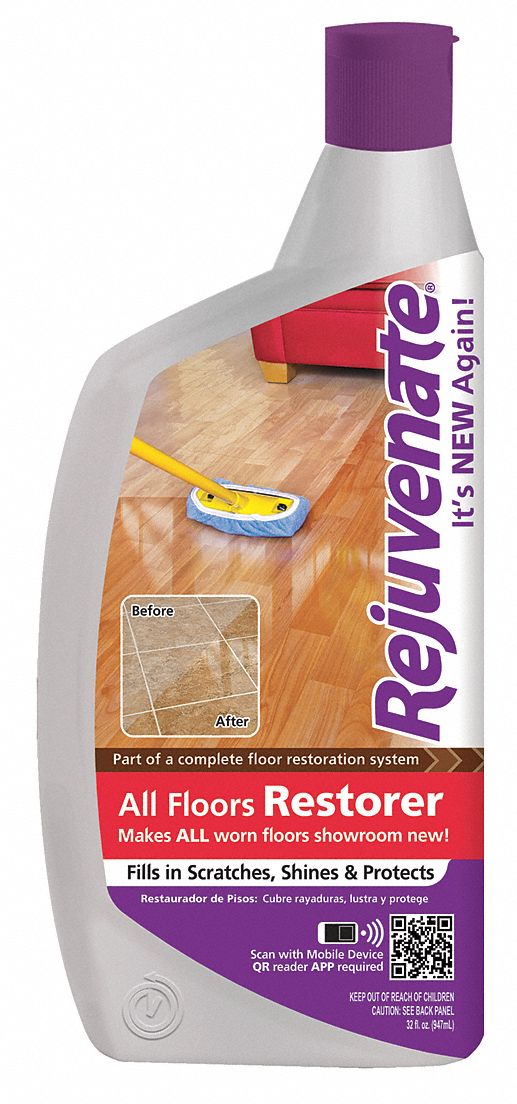 Rejuvenate 32 Oz Floor Restorer 12 Pk 43y661 Rj32f Grainger