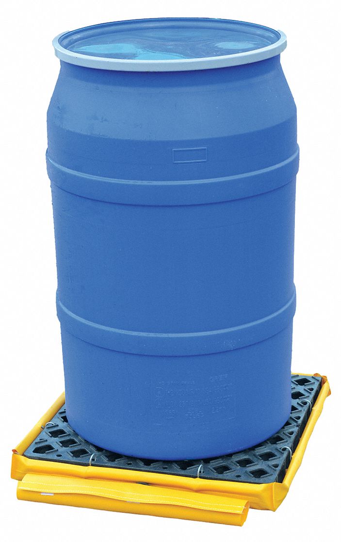 ULTRA-SPILL DECK BLADDER, 24 X 24 X 5 IN, YELLOW, FLEXIBLE