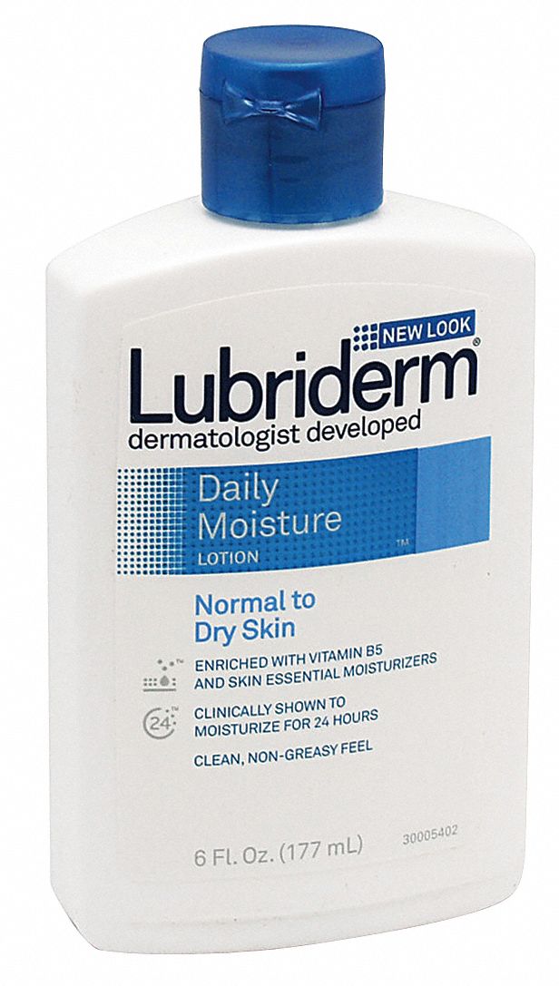 LUBRIDERM, Squeeze Bottle, 6 oz, Hand and Body Lotion 43Y80148816