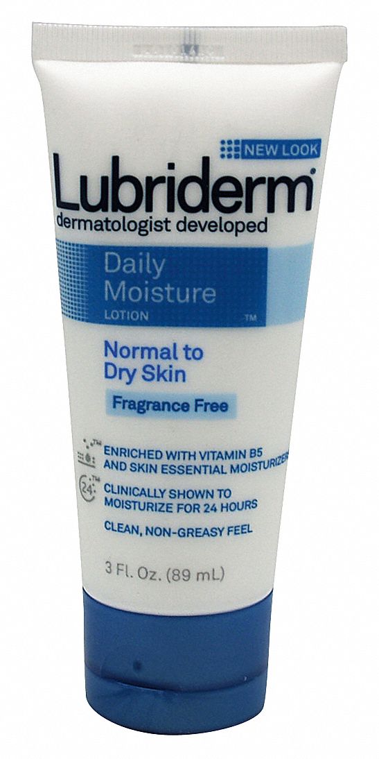LUBRIDERM, Tube, 3 oz, Hand and Body Lotion 43Y80448844 Grainger