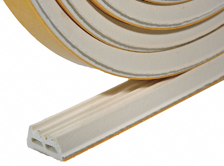 FROST KING Draft Seal 10 ft Overall Lg, 5/8 in Overall Wd, 3/8 in