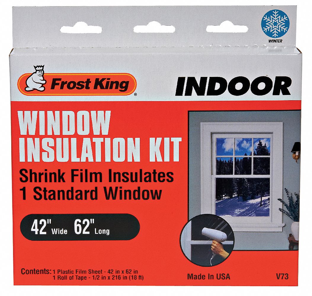 Window Insulation Kit 5.2 ft L 3.5 ft W