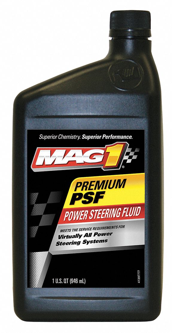 32 oz. Plastic Container Power Steering Fluid, Brown Grainger