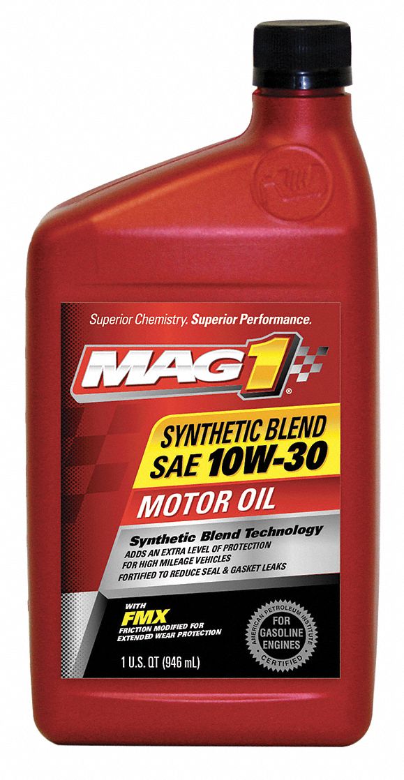 MAG 1, 1 qt Size, Bottle, Engine Oil 43Y881MAG64839 Grainger