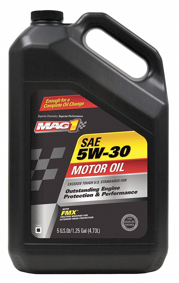MAG 1 Synthetic Blend, Engine Oil, 5 qt, 5W30, For Use With Gasoline