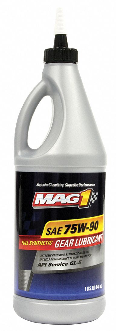 mag.1 MAG 1, Synthetic, 1 qt Container Size, Gear Oil - 43Y904