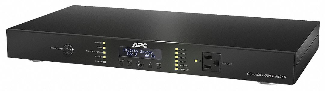 Apc G5blk 9-outlet G-type Rack-mountable Power Conditioner for sale online 