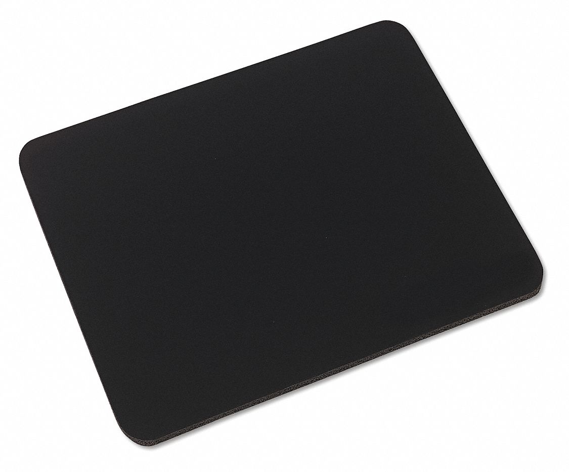 INNOVERA, Rubber Mouse Pad,Black - 43YF47|IVR52448 - Grainger