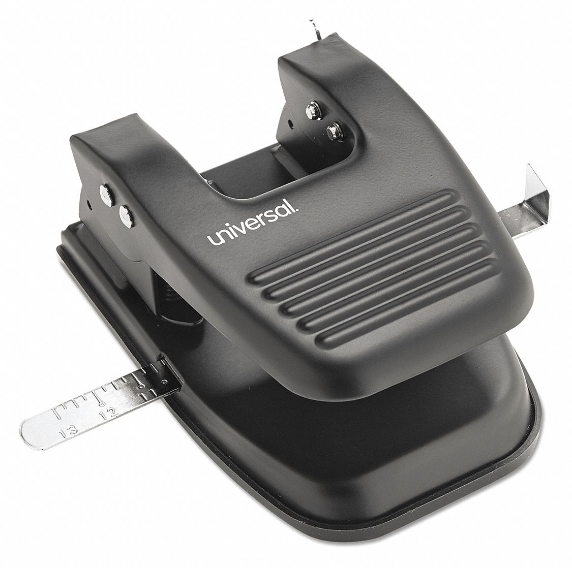 UNIVERSAL, Punch,2Hole,Black 43YK51UNV74222 Grainger