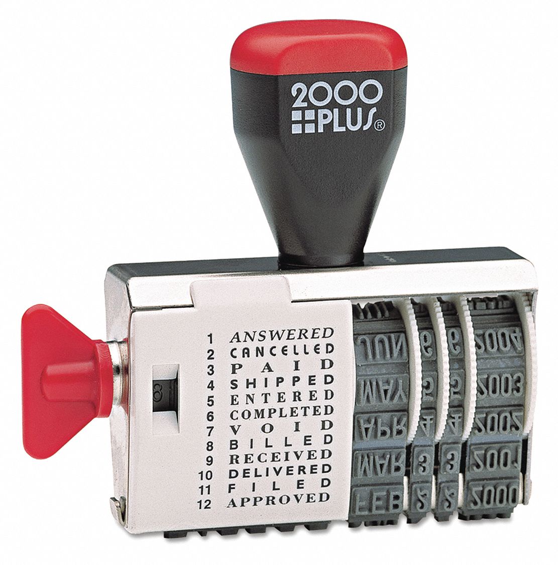 2000 PLUS, Dial-N-Stamp,12 Phrases - 43YM04|10180 - Grainger