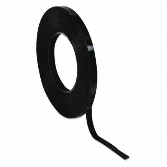 BG1251, Chart Tape,1/8" x 324",Glossy,Black 43YM86BG1251 Grainger