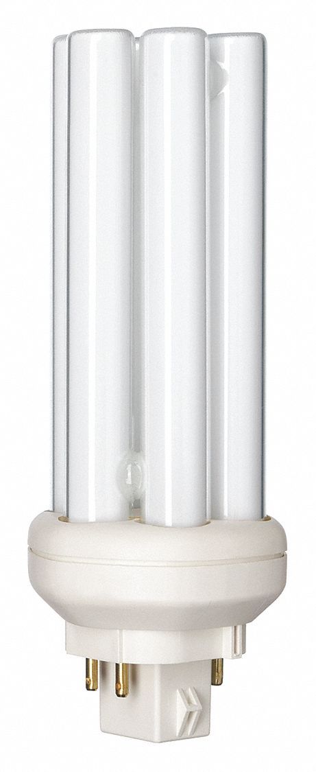 COMPACT FLUORESCENT BULB, 4-PIN (GX24Q-3), PL-T, 4100K, 1,750 LUMENS, CFL BULB