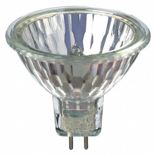 PHILIPS Halogen Bulb, MR16, 2-Pin (GU5.3), Lumens 205 lm, Standard Bulb