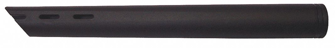 Crevice Tool: Plastic, For 1 1/4 in Hose Dia, 13 in Lg, 1 3/8 in Wd, 1 3/8 in Dp, Std
