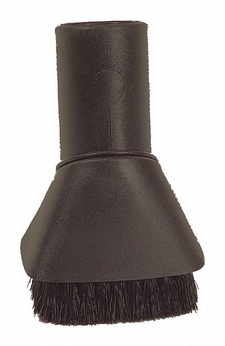 Dust Brush: Plastic, For 1 1/4 in Hose Dia, 4 5/8 in Lg, 2 in Wd, 2 3/4 in Dp, 1 1/4 in Dia