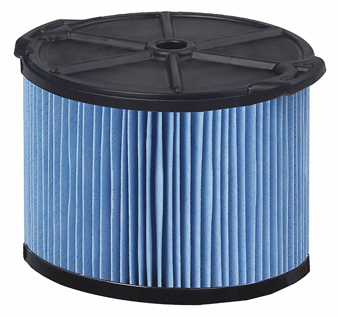 PROTEAM Cartridge Filter, Paper, Standard Filtration Type, For Vacuum