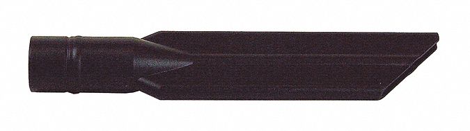 Crevice Tool: Plastic, For 1 1/2 in Hose Dia, 11 in Lg, 1 5/8 in Wd, 2 1/4 in Dp, Std