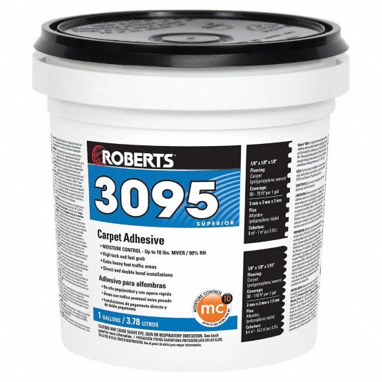 Roberts 3095-1 Carpet Adhesive, 1 gal, Beige