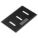 REPLACEMENT SCRAPER BLADE, 6 IN OVERALL W, 4 IN OVERALL L