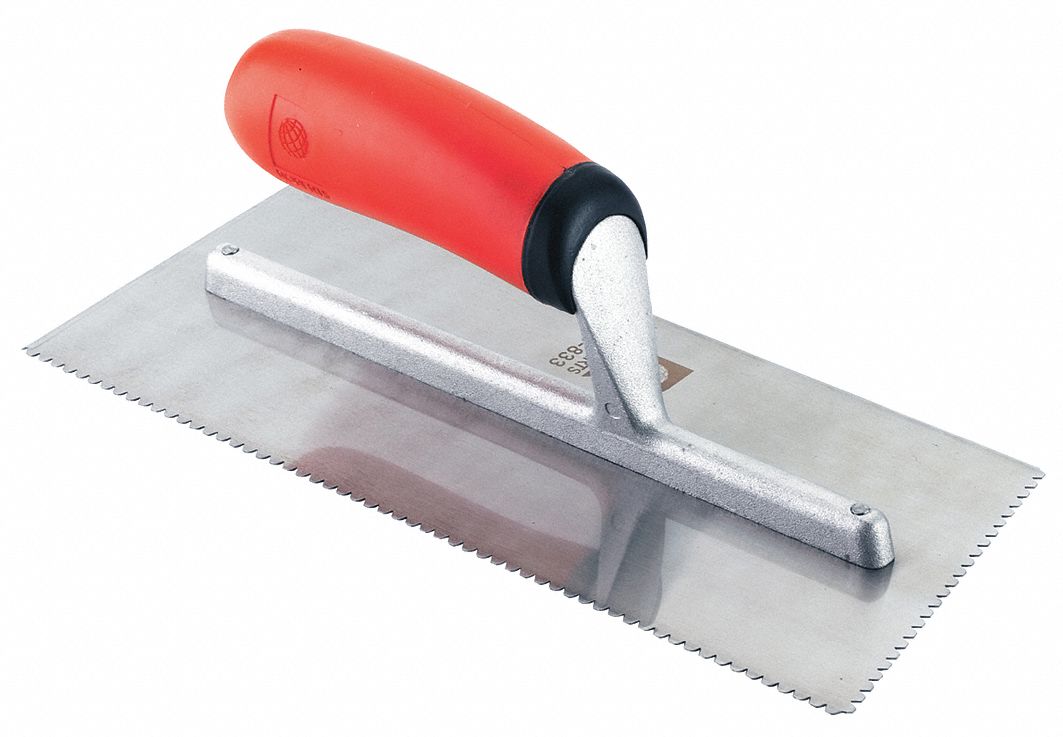 ROBERTS Trowel, Flat Top V, 41/2 x 11 in, Steel 43Z13610833 Grainger