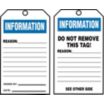Information Pre-Printed Header Tags