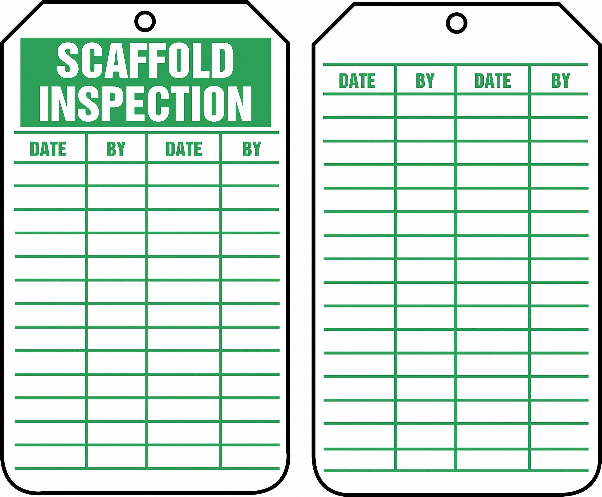 Inspection Tag,5-3/4 x 3-1/4,PK25