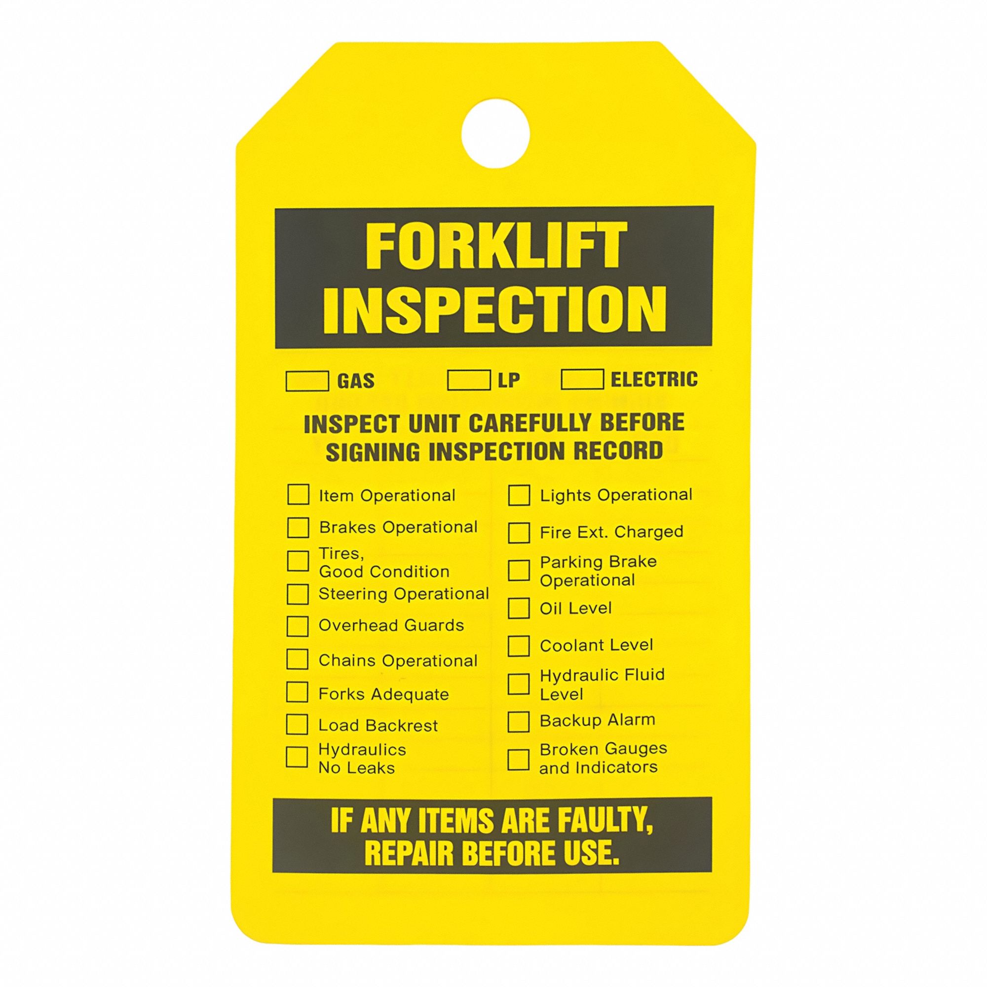 Tag: No Header, 3 1/4 in Wd, 5 3/4 in Ht, Yellow, Cardstock, Rectangle, No Grommet, English, 25 PK