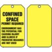 Confined Space Permit Required Tags