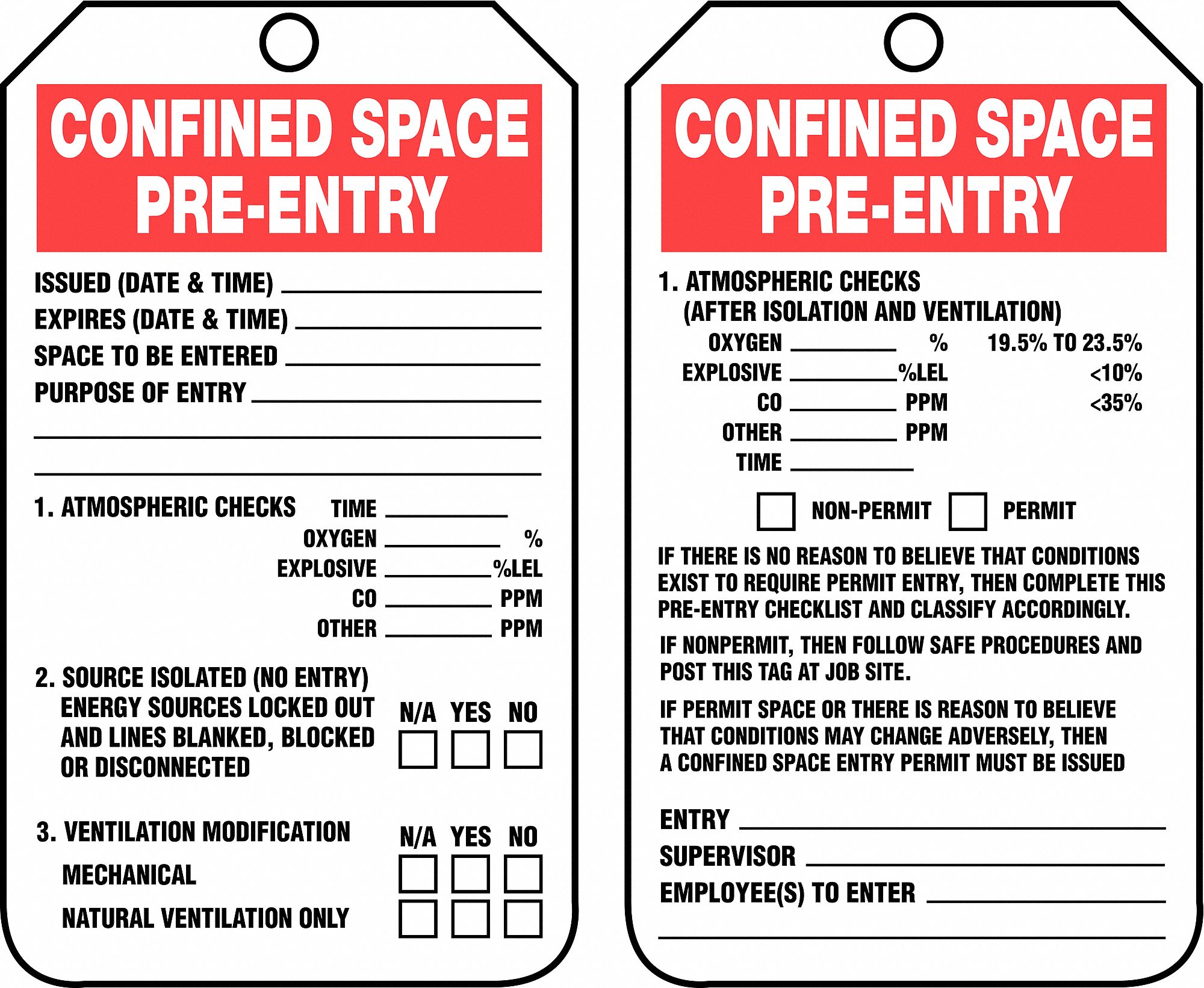 Permit Tag,5-7/8 x 3-3/8,PK25