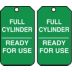 Full Cylinder Ready For Use Tags