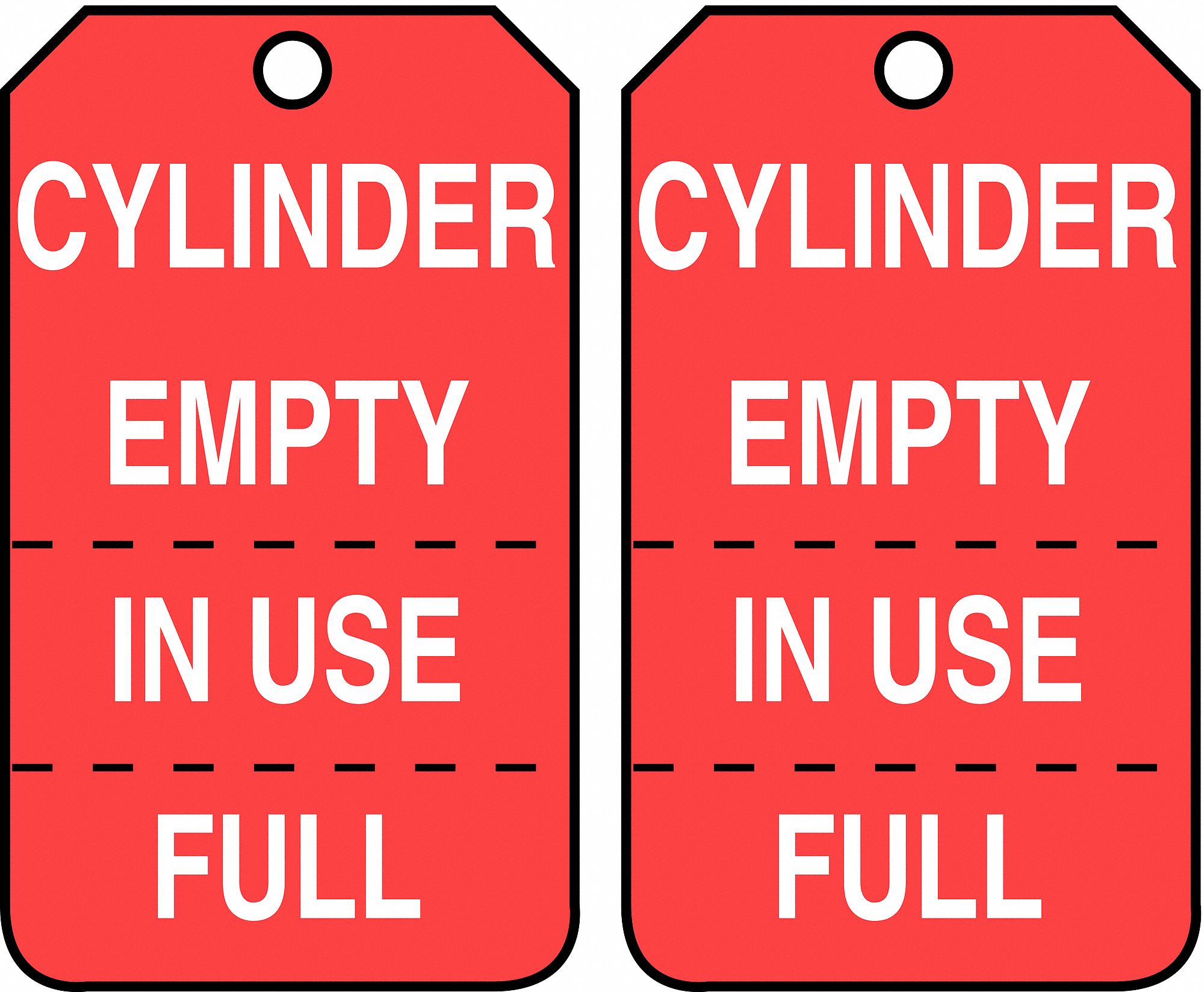 Cylinder Tag,5-7/8 x 3-3/8,PK25