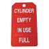 Cylinder Empty-In Use-Full Tags