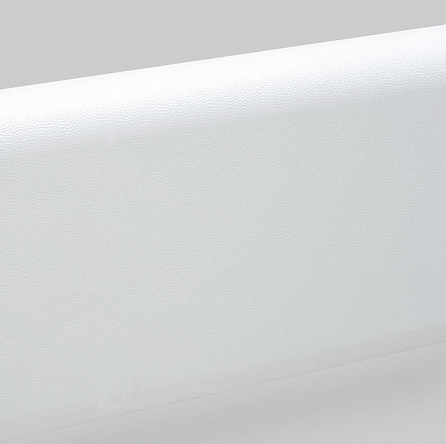 Handrail: Linen White, Ligature Resistant With Optional Bracket, BR-500, 12 ft Lg