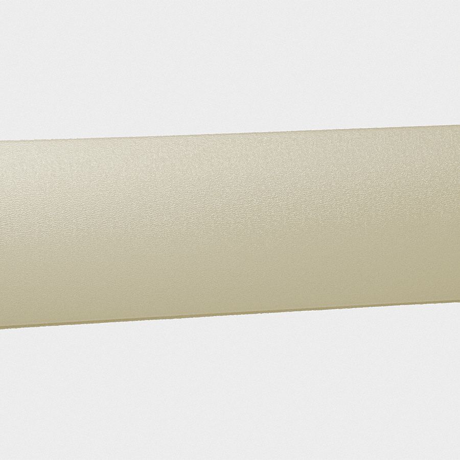 Wall Guard: WG-5, PVC, Ivory, 5 in Overall Ht, 12 ft Overall Lg