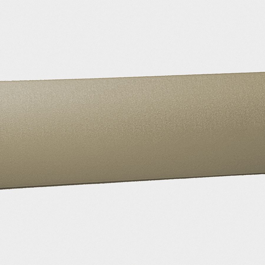 Wall Guard: WG-5, PVC, Tan, 5 in Overall Ht, 12 ft Overall Lg