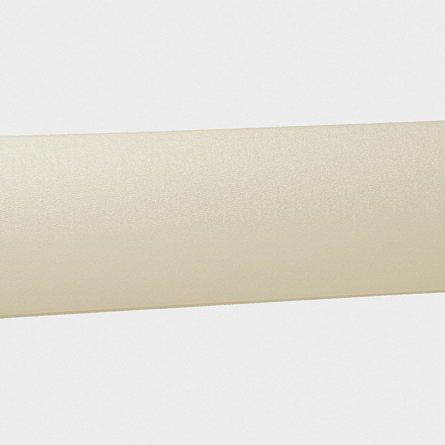 Wall Guard: WG-5, PVC, Eggshell, 5 in Overall Ht, 12 ft Overall Lg
