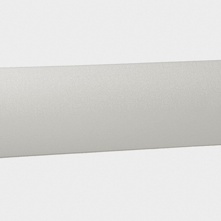 Wall Guard: WG-5, PVC, Linen White, 5 in Overall Ht, 12 ft Overall Lg