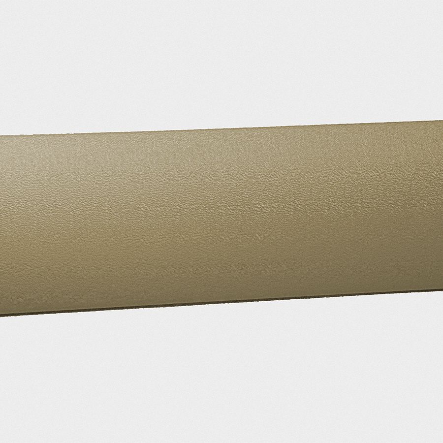 Wall Guard: WG-7, PVC, Tan, 8 in Overall Ht, 12 ft Overall Lg