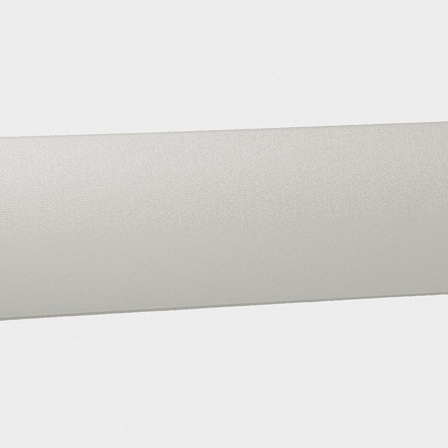 Wall Guard: WG-7, PVC, Linen White, 8 in Overall Ht, 12 ft Overall Lg