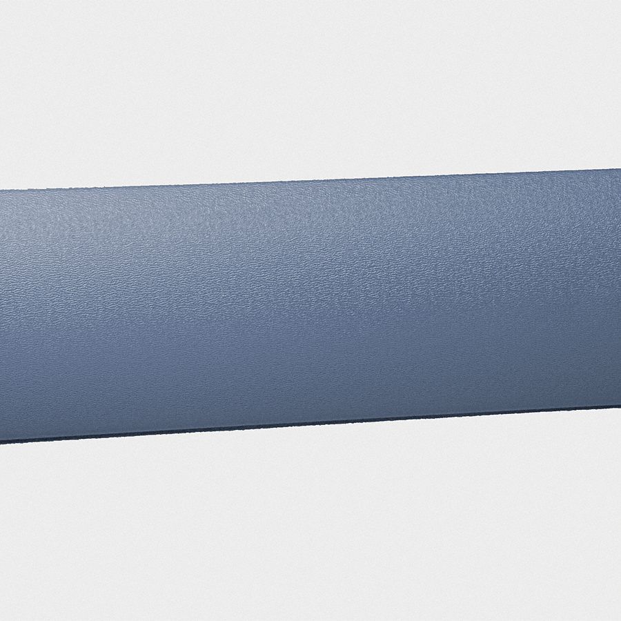 Wall Guard: WG-7, PVC, Windsor Blue, 8 in Overall Ht, 12 ft Overall Lg