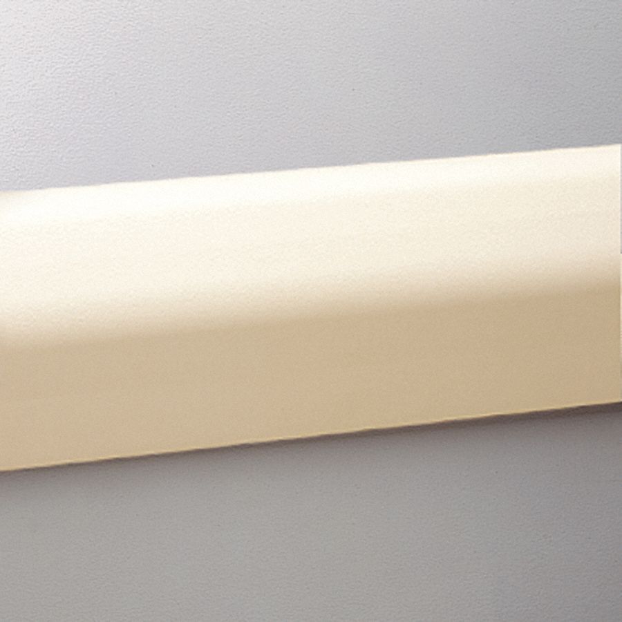 Wall Guard: WG-30, PVC, Eggshell, 4 1/8 in Overall Ht, 12 ft Overall Lg