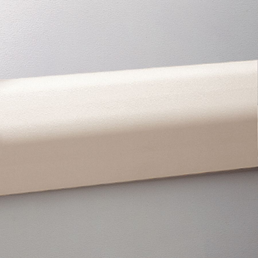 Wall Guard: WG-30, PVC, Silver Gray, 4 1/8 in Overall Ht, 12 ft Overall Lg