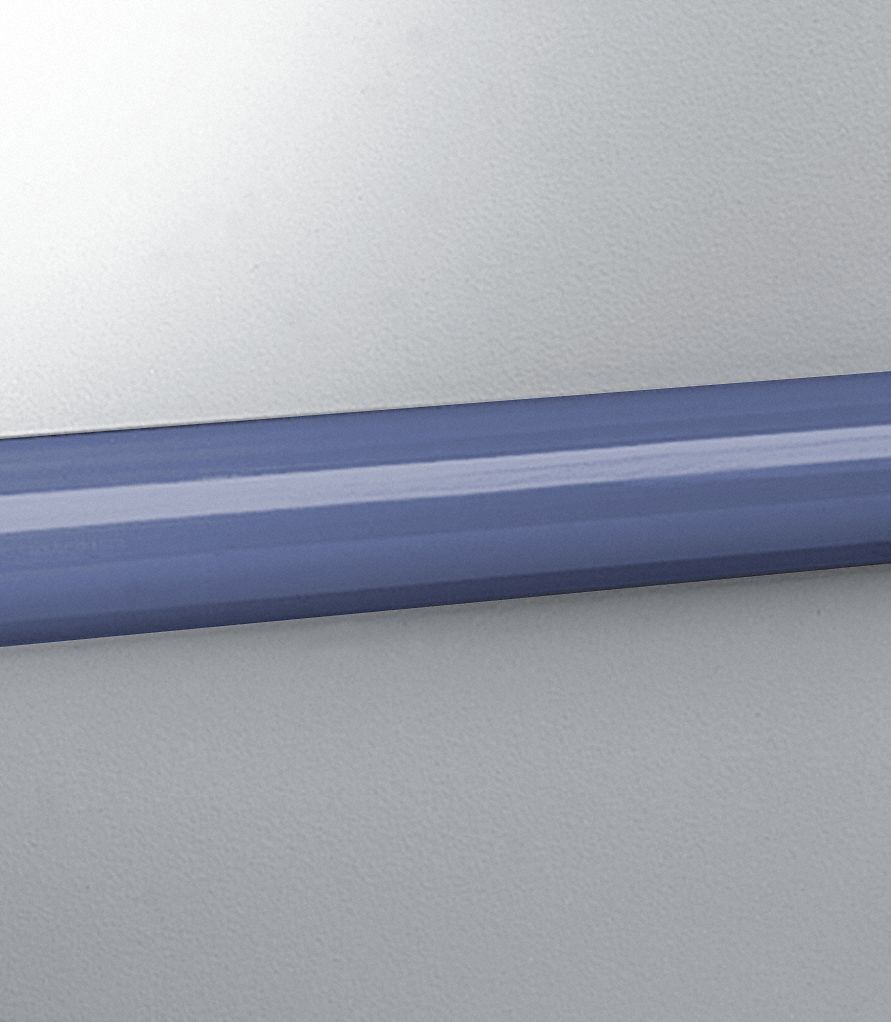 Accent Rail: EBR-30, PVC, Windsor Blue, 2 in Overall Ht, 12 ft Overall Lg